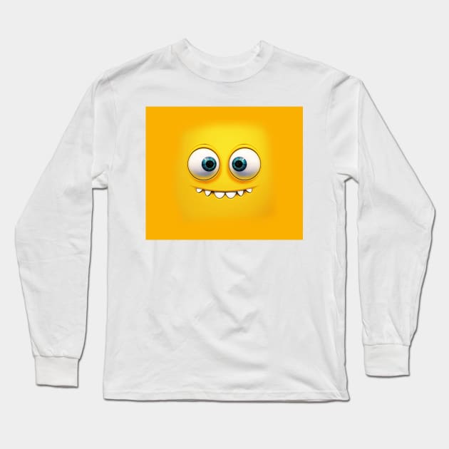 Smile with teeth Long Sleeve T-Shirt by daghlashassan